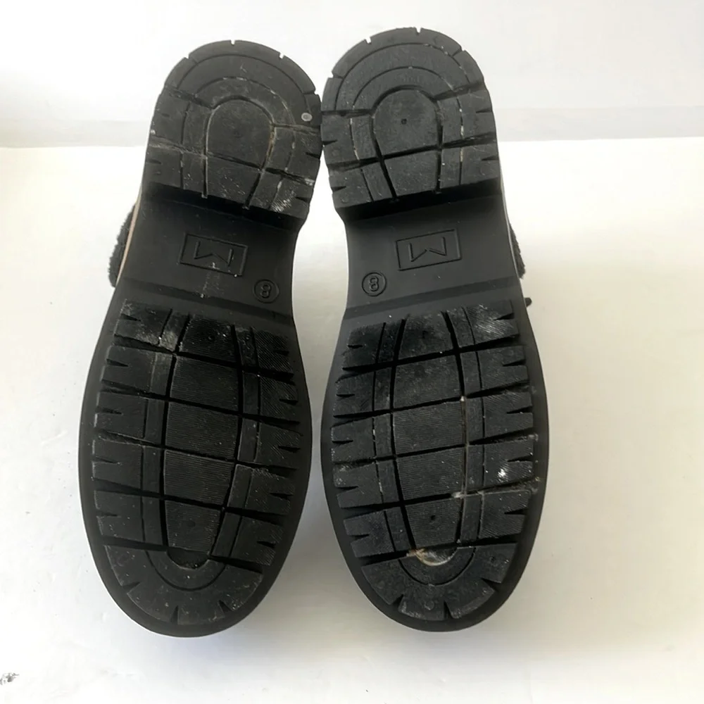 Marc Fisher Women’s Waterproof Winter Lace Up Lug Sole Boots Size 8 - Picture 9 of 10